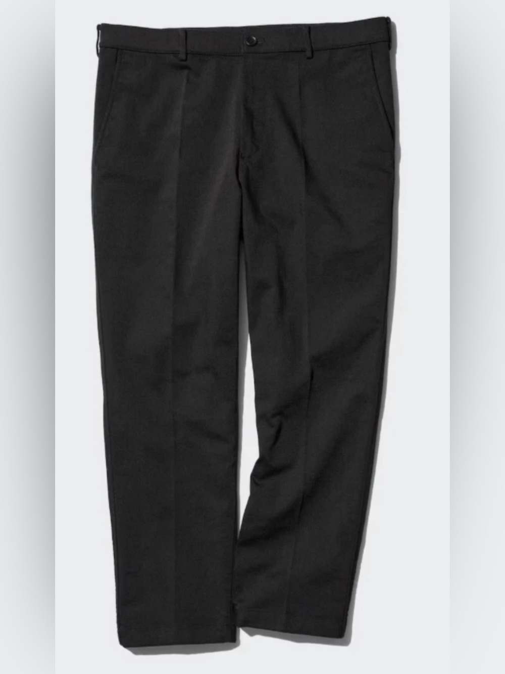 Men’s Uniqlo Smart Ankle Pants Denim Like in Black XXL 39-42 NWT